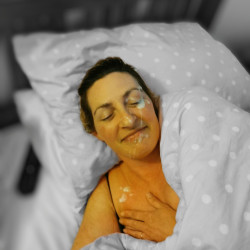 Pic #5 I sure do love a facial, Who would like to paint my face too?