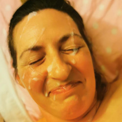 Pic #8 I sure do love a facial, Who would like to paint my face too?