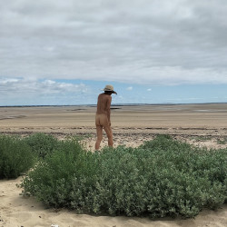 Walking nude