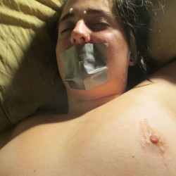 Pic #4 wasted 18yo montannacole tied down and used by her dad Michael Cole
