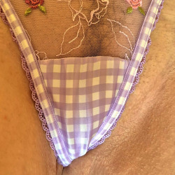 Wife shows off sexy lingerie