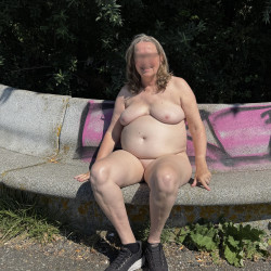 Pic #2 Nude outdoors.