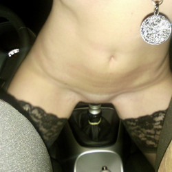 Pic #4 Greek slut wife riding gears stick