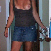 Small tits of my wife - Tiffani
