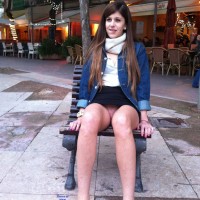 Pic #8 Shy Little Girl - Public Place