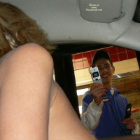 Topless At Drive Through - Flashing, Topless