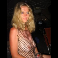Fishnet Top - Blonde Hair, Top