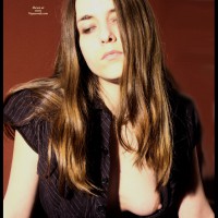 Posed Sideblouse - Brunette Hair, Long Hair